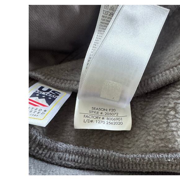 Spyder Mens M Gray Waffle Front Zipper Jacket Athletic 100% Polyester - Picture 8 of 11